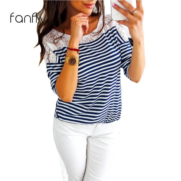 casual women t shirt lace patchwok tee shirt femme o neck office wear ladies autumn 2018 ws9894f, White
casual women t shirt lace patchwok tee shirt femme o neck office wear ladies autumn 2018 ws9894f, White
