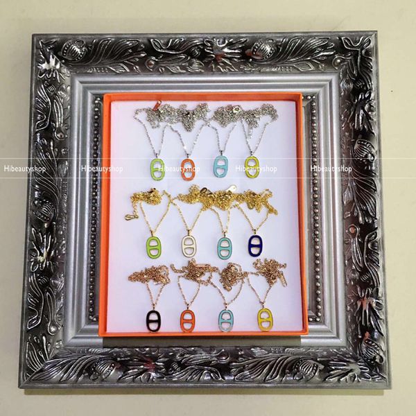 women hollow enamel nose pendant necklace charm rose golden chain woman party wedding orange necklaces, Silver
women hollow enamel nose pendant necklace charm rose golden chain woman party wedding orange necklaces, Silver
