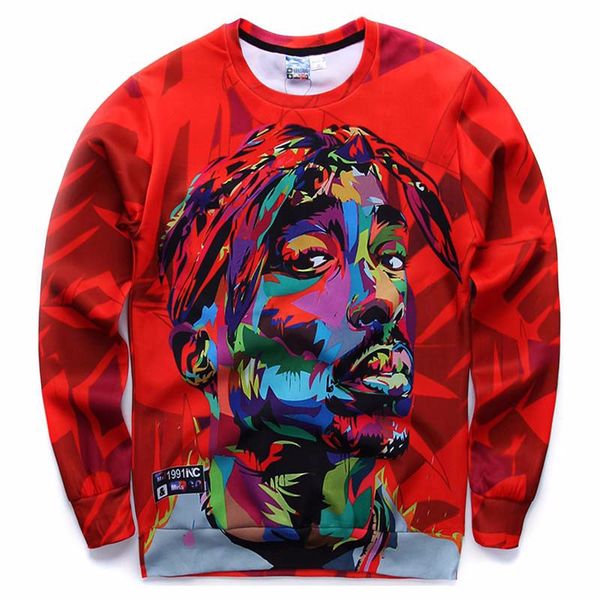 new fashion rapper tupac 2pac funny 3d print sweats fashion clothing women men sweatshirt casual pullovers k117, Black
new fashion rapper tupac 2pac funny 3d print sweats fashion clothing women men sweatshirt casual pullovers k117, Black