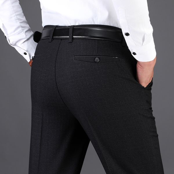 autumn winter casual pants men 2018 thick cotton business high waist straight length trousers men suit pants fashion clothing, Black
autumn winter casual pants men 2018 thick cotton business high waist straight length trousers men suit pants fashion clothing, Black