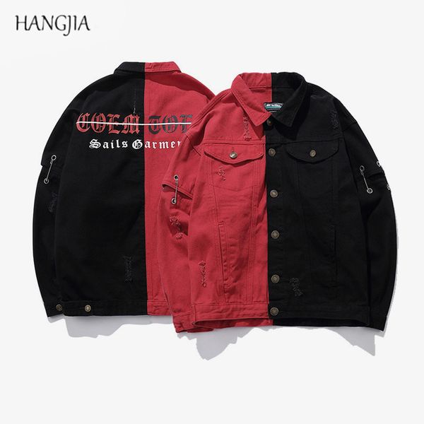 streetwear patchwork mixed color gothic letters print denim jacket tide men 's retro destroyed patch holes jackets hip-hop, Black;brown
streetwear patchwork mixed color gothic letters print denim jacket tide men 's retro destroyed patch holes jackets hip-hop, Black;brown