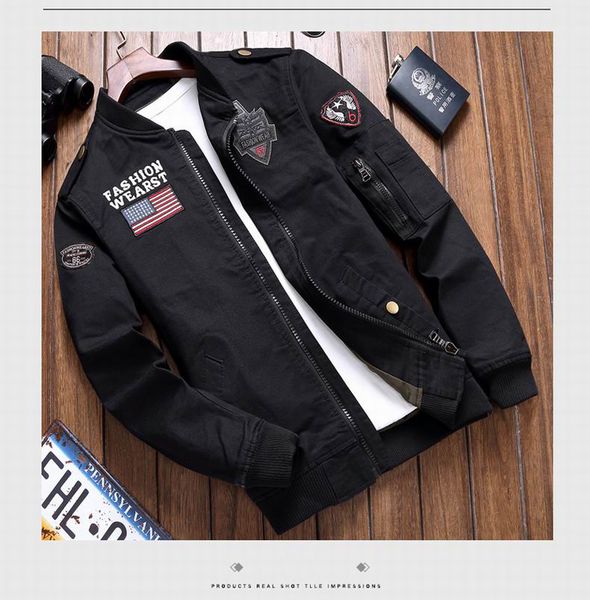 2022 new men jacket men clothes casual fashion vintage military installation man outerwear coats, Black;brown
2022 new men jacket men clothes casual fashion vintage military installation man outerwear coats, Black;brown