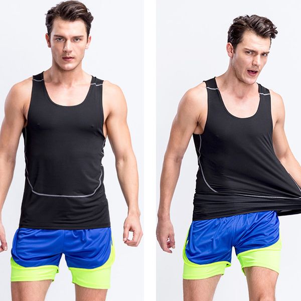new arrival running set men compression base layer tights basketball running clothes gym fitness set joggers sports suit, Black;blue
new arrival running set men compression base layer tights basketball running clothes gym fitness set joggers sports suit, Black;blue
