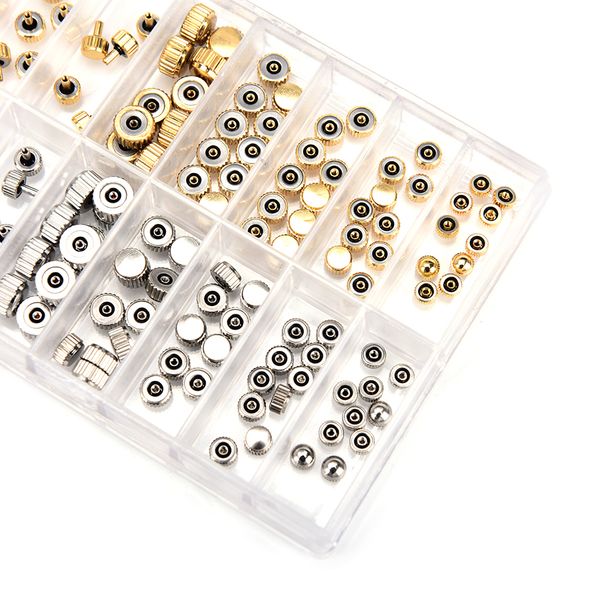 Watch Crown Parts Replacement Repair Tool Kit For WatchmakerAssorted Gold & Silver Dome Flat Head Watch Accessories
Watch Crown Parts Replacement Repair Tool Kit For WatchmakerAssorted Gold & Silver Dome Flat Head Watch Accessories