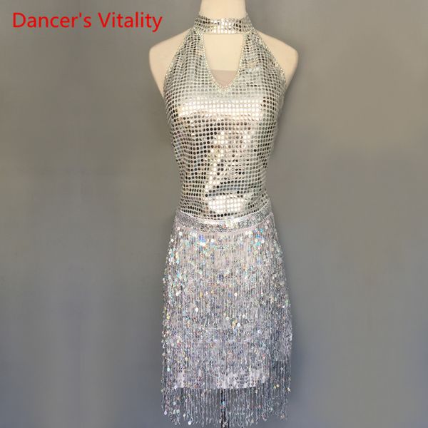 2018 new latin dance dress stage performance costume women girls sleeveless backless sequins tassel dresses custom, Black;red
2018 new latin dance dress stage performance costume women girls sleeveless backless sequins tassel dresses custom, Black;red