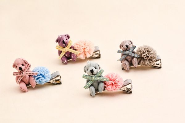 20pcs fashion headwear cute bear hairpins solid kawaii lace pom pom animal hair clips elastic hair bands rubber bands rubber gum rope
20pcs fashion headwear cute bear hairpins solid kawaii lace pom pom animal hair clips elastic hair bands rubber bands rubber gum rope