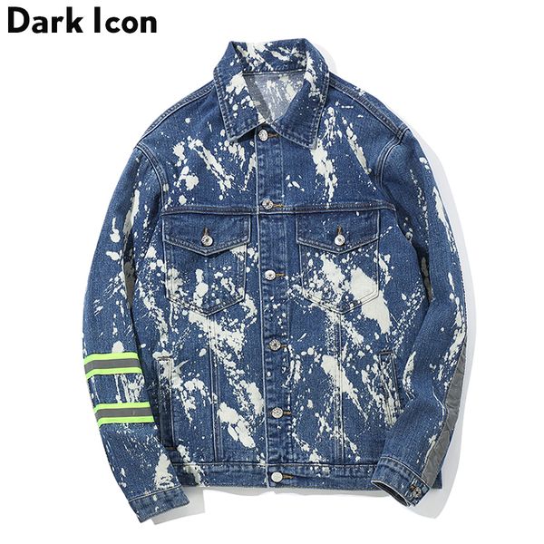 3m reflection tie dyeing turn down collar jeans jacket men 2018 autumn hip hop denim jackets casual jackets for men, Black;brown
3m reflection tie dyeing turn down collar jeans jacket men 2018 autumn hip hop denim jackets casual jackets for men, Black;brown