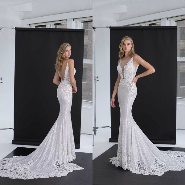 white mermaid wedding dresses v neck sweep train lace appliques backless country wedding dress custom made plus size bridal gowns
white mermaid wedding dresses v neck sweep train lace appliques backless country wedding dress custom made plus size bridal gowns