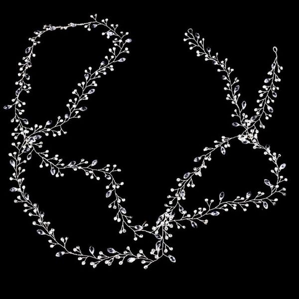 extended 2m bridal hand drill with crystal headwear wedding dress accessories hair band, Silver
extended 2m bridal hand drill with crystal headwear wedding dress accessories hair band, Silver