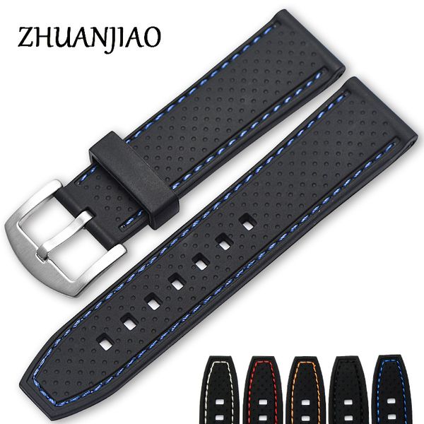 silicone watch band natural rubber watch band waterproof pin buckle accessories 22mm24mm, Black;brown
silicone watch band natural rubber watch band waterproof pin buckle accessories 22mm24mm, Black;brown