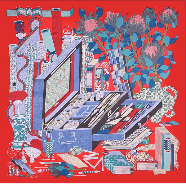 square women print silk scarf female sunflower drawer shawls womens stole foulard femme echarpe stripe large twill scarfs 130, Blue;gray
square women print silk scarf female sunflower drawer shawls womens stole foulard femme echarpe stripe large twill scarfs 130, Blue;gray