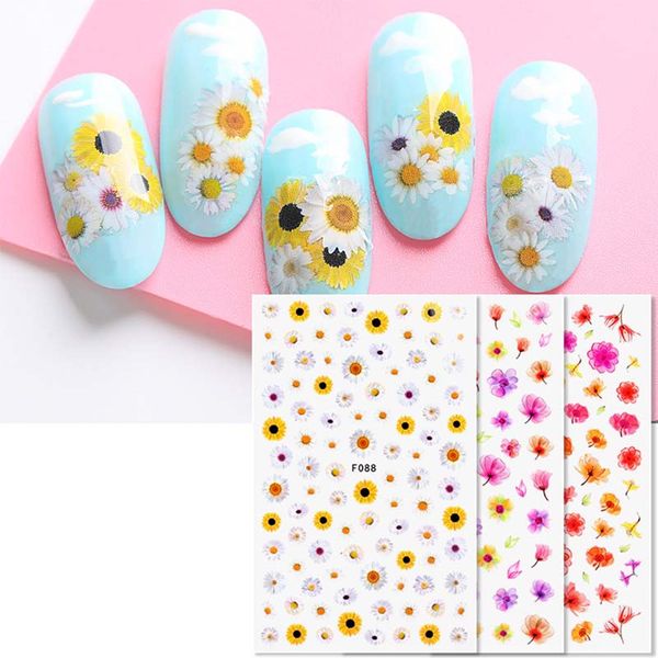 5 sheets flower feather watermark slider nail stickers decal daisy snowflake fruit decoration adhesive water transfer tattoo, Black
5 sheets flower feather watermark slider nail stickers decal daisy snowflake fruit decoration adhesive water transfer tattoo, Black