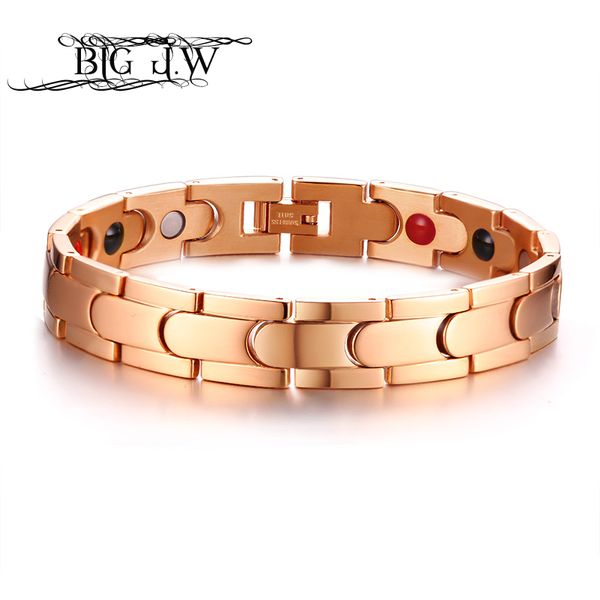 big j.w stainless steel energy balance healing male bracelet hematite health care bangle bracelets for men women casual jewelry, Golden;silver
big j.w stainless steel energy balance healing male bracelet hematite health care bangle bracelets for men women casual jewelry, Golden;silver