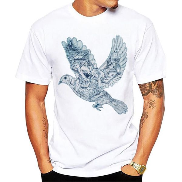 men summer t shirts the hippie dove casual short sleeve printed 100% coon boys t-shirt, White;black
men summer t shirts the hippie dove casual short sleeve printed 100% coon boys t-shirt, White;black