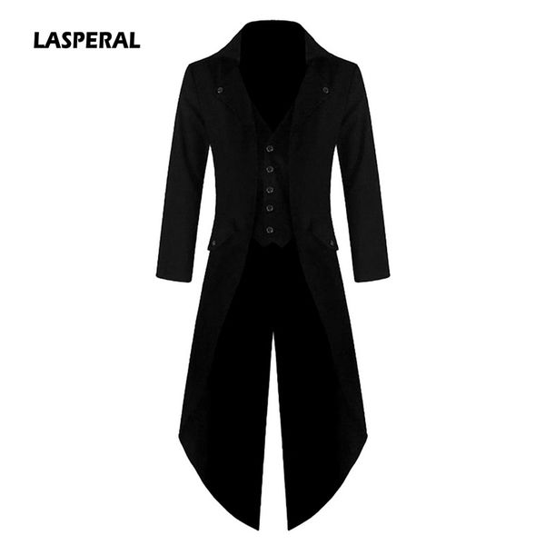 lasperal men long blazer jackets punk retro tuxedo wedding jacket coat autumn fashion solid club windbreaker z30, White;black
lasperal men long blazer jackets punk retro tuxedo wedding jacket coat autumn fashion solid club windbreaker z30, White;black