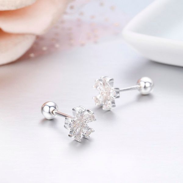 cute pure 925 sterling silver set cz flower screw back stud earrings for women girls kids piercing jewelry orecchini aros11, Golden;silver
cute pure 925 sterling silver set cz flower screw back stud earrings for women girls kids piercing jewelry orecchini aros11, Golden;silver