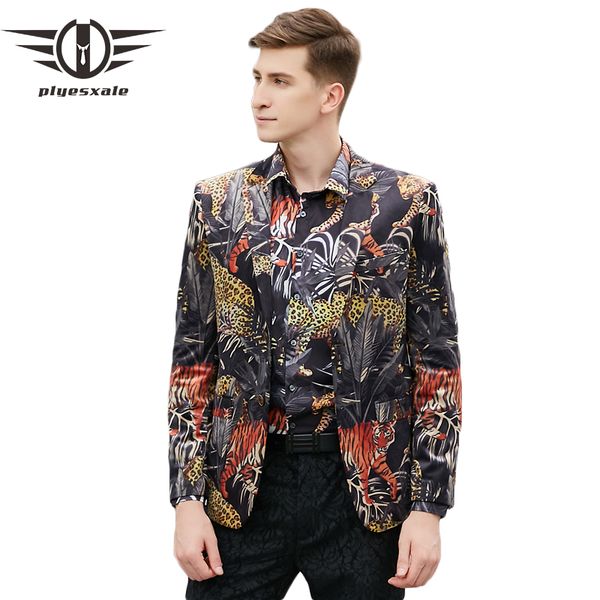 plyesxale 3d tiger printed blazer men 2018 slim fit mens blazer jacket party stage wear luxury designer wedding blazers q430, White;black
plyesxale 3d tiger printed blazer men 2018 slim fit mens blazer jacket party stage wear luxury designer wedding blazers q430, White;black
