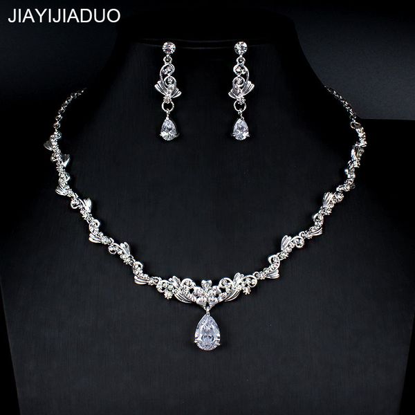 jiayijiaduo wedding jewelry set exquisite zircon crystal necklace earrings set for women's dresses accessories gift silver color, Slivery;golden
jiayijiaduo wedding jewelry set exquisite zircon crystal necklace earrings set for women's dresses accessories gift silver color, Slivery;golden