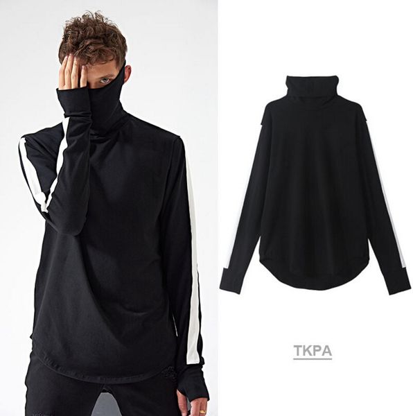 tkpa vintage vogue apparel mens turtleneck tshirts spring autumn casual bottoming high street tees long sleeved longline curved, White;black
tkpa vintage vogue apparel mens turtleneck tshirts spring autumn casual bottoming high street tees long sleeved longline curved, White;black