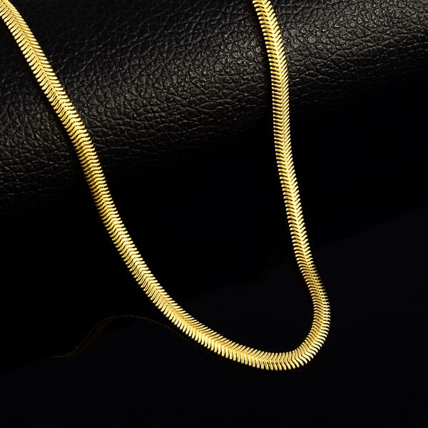 whole sale4mm snake chains necklaces for men 24k yellow necklaces men's jewelry men, Silver
whole sale4mm snake chains necklaces for men 24k yellow necklaces men's jewelry men, Silver