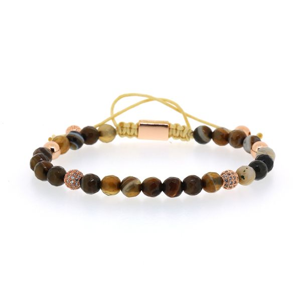 faceted brown grey lace onyx stone bead rose gold color cz ball copper charm knot adjustable braiding macrame bracelet for man, Golden;silver
faceted brown grey lace onyx stone bead rose gold color cz ball copper charm knot adjustable braiding macrame bracelet for man, Golden;silver
