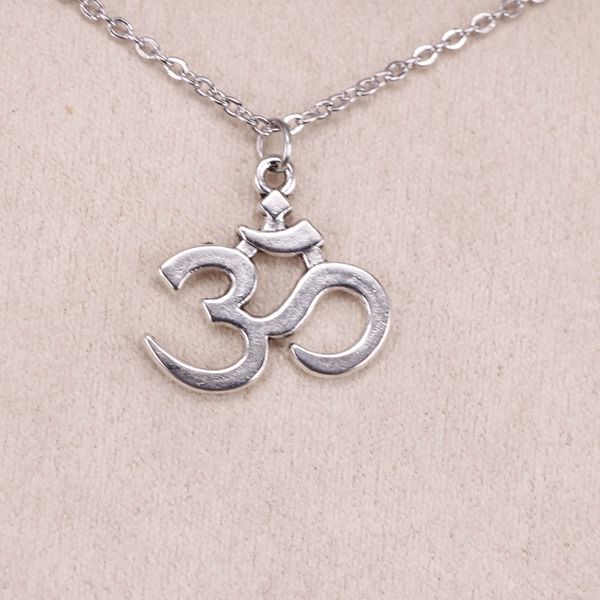 new fashion silver pendant yoga om 23*21mm necklace women exquisite choker necklace jewelry
new fashion silver pendant yoga om 23*21mm necklace women exquisite choker necklace jewelry