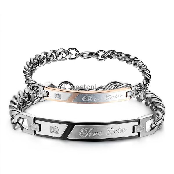 gold/ black stainless steel couple lovers cuban curb chain cz link id bracelets with true love engraved on valentine's gift, Golden;silver
gold/ black stainless steel couple lovers cuban curb chain cz link id bracelets with true love engraved on valentine's gift, Golden;silver