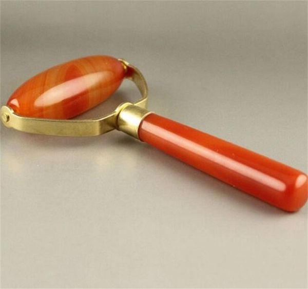 New Red Natural Polished Agate Carnelian Jade Facial Slimming Massager Wand Sticks Jade Roller Face Lift Knead Tool Roller Beauty Device 10
New Red Natural Polished Agate Carnelian Jade Facial Slimming Massager Wand Sticks Jade Roller Face Lift Knead Tool Roller Beauty Device 10