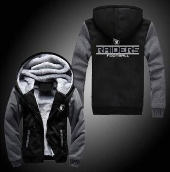 2018 raider team sweatshirt warm fleece thicken jacket zipper coat hoodies & sweatshirts up-to-date jacket, Blue;black
2018 raider team sweatshirt warm fleece thicken jacket zipper coat hoodies & sweatshirts up-to-date jacket, Blue;black