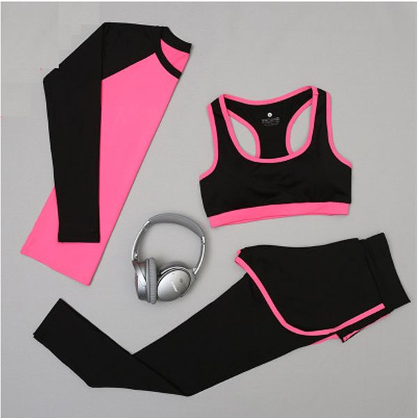 2018 new sport suit women sportwear quick dry yoga set off bra+clothes+pant gym set women fitness for gym sport clothing, White;red
2018 new sport suit women sportwear quick dry yoga set off bra+clothes+pant gym set women fitness for gym sport clothing, White;red