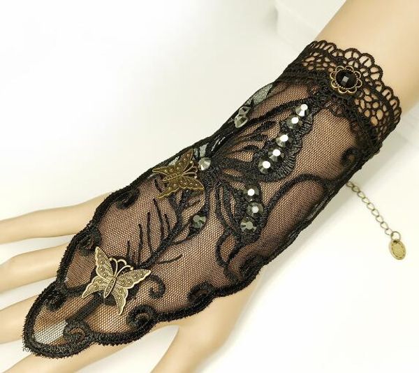 new european and american retro style butterfly crystal diamond bracelet ladies fashion black lace bracelet fashion classic delicate el, Golden;silver
new european and american retro style butterfly crystal diamond bracelet ladies fashion black lace bracelet fashion classic delicate el, Golden;silver