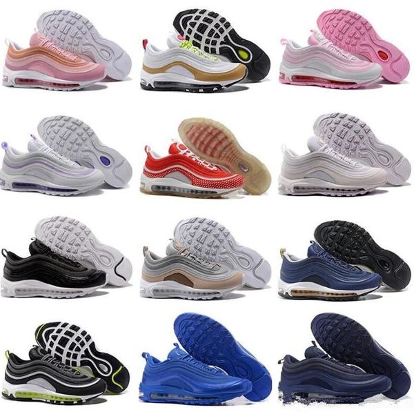 2018 Tn 97 Triple white black pink Running shoes Og os Undftd Undefeated Metallic Gold Silver Bullet Men trainers Women 97s sport sneakers
2018 Tn 97 Triple white black pink Running shoes Og os Undftd Undefeated Metallic Gold Silver Bullet Men trainers Women 97s sport sneakers
