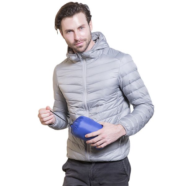 2018 new men white duck down coat autumn winter warm hooded loose plus size long sleeve zipper solid ultra light thin jackets, Black
2018 new men white duck down coat autumn winter warm hooded loose plus size long sleeve zipper solid ultra light thin jackets, Black