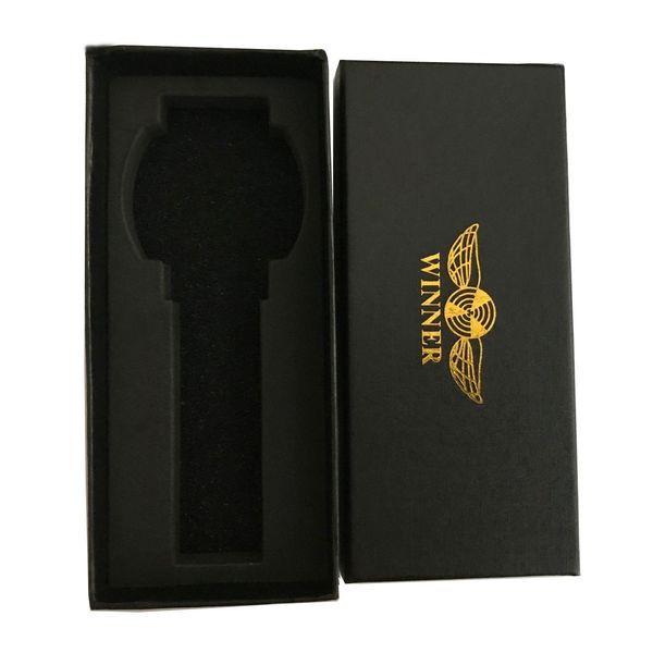 WINNER Brand Luxury Watch Box black Paper Materal Gift Watch Box with Pillows Original boxes
WINNER Brand Luxury Watch Box black Paper Materal Gift Watch Box with Pillows Original boxes