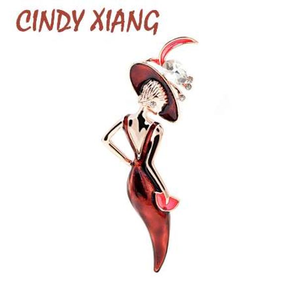cindy xiang wine red color lady brooch enamel pins wear big hat party girl fashion jewelry cute brooches for women new, Gray
cindy xiang wine red color lady brooch enamel pins wear big hat party girl fashion jewelry cute brooches for women new, Gray