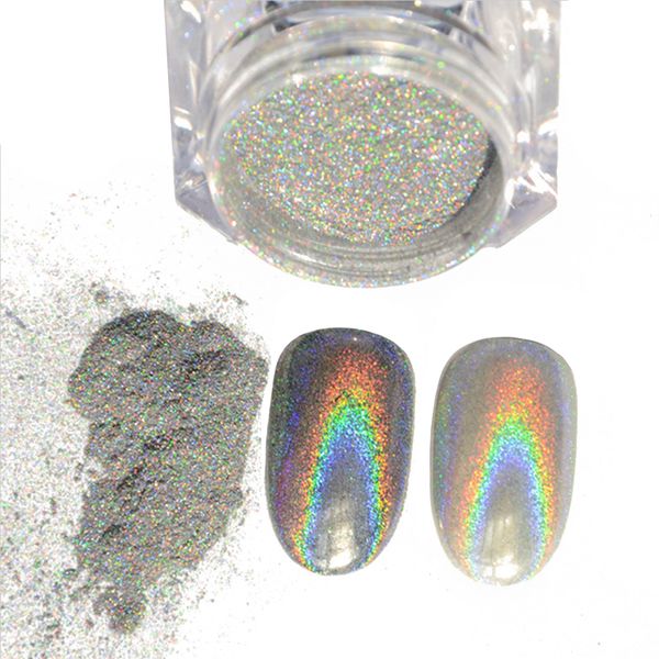 1g/box shiny laser nail powder holographic nail glitter dust rainbow chrome pigment manicure pigments art decorations, Silver;gold
1g/box shiny laser nail powder holographic nail glitter dust rainbow chrome pigment manicure pigments art decorations, Silver;gold