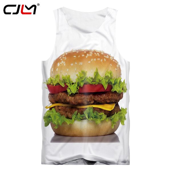 cjlm gyms fitness men tank hamburger 3d printed men' bodybuilding stringers tank workout singlets sleeveless shirt 5xl, White;black
cjlm gyms fitness men tank hamburger 3d printed men' bodybuilding stringers tank workout singlets sleeveless shirt 5xl, White;black