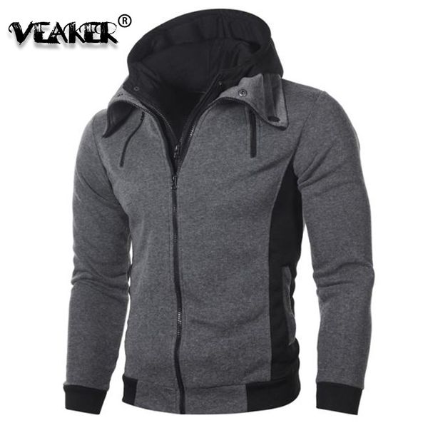 2018 new men's casual zipper coat male slim fit hoodies sweatshirts hooded outerwear male hoodies s-3xl, Black
2018 new men's casual zipper coat male slim fit hoodies sweatshirts hooded outerwear male hoodies s-3xl, Black