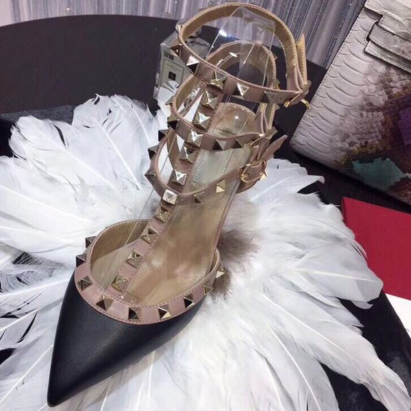 rivets pumpsbrand designer metal rivets leather heel shoes t-strap pumps women sandals high heels ladies rivets shoes, Black
rivets pumpsbrand designer metal rivets leather heel shoes t-strap pumps women sandals high heels ladies rivets shoes, Black