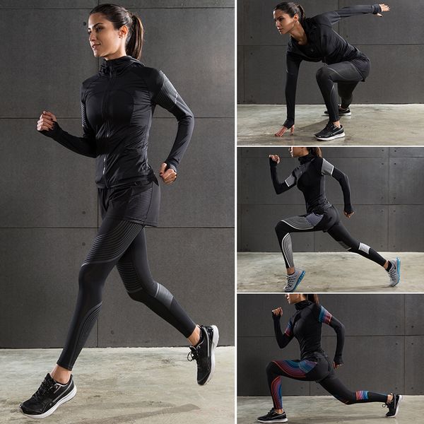 2017 sale full new sports suit women yoga clothes tights fitting gym wicking compression jogging suits clothing 3 pcs sets, Black;blue
2017 sale full new sports suit women yoga clothes tights fitting gym wicking compression jogging suits clothing 3 pcs sets, Black;blue