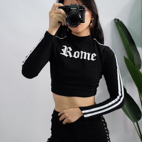 new women turtleneck red crop romeo letter printed long sleeve autumn tumblr punk cropped sweatshirt hoodies, Black
new women turtleneck red crop romeo letter printed long sleeve autumn tumblr punk cropped sweatshirt hoodies, Black