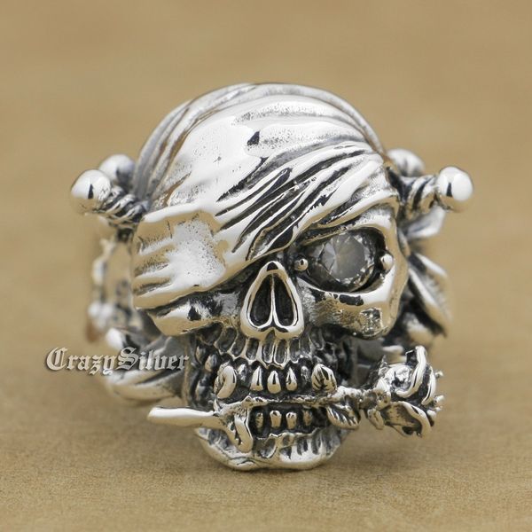 linsion 925 sterling silver pirate skull ring rose white cz stone mens biker rock punk style 9w001 us size 7 to 15, Golden;silver
linsion 925 sterling silver pirate skull ring rose white cz stone mens biker rock punk style 9w001 us size 7 to 15, Golden;silver