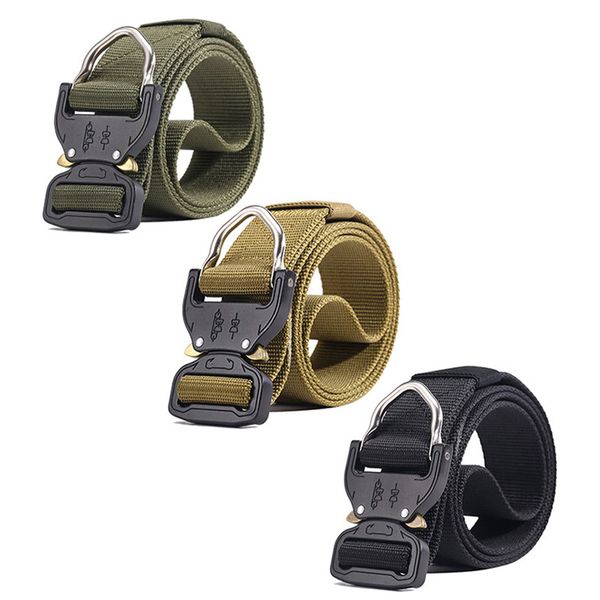 tactical belt men thicken metal buckle sturdy nylon belt combat equipment army belts, Black;gray
tactical belt men thicken metal buckle sturdy nylon belt combat equipment army belts, Black;gray
