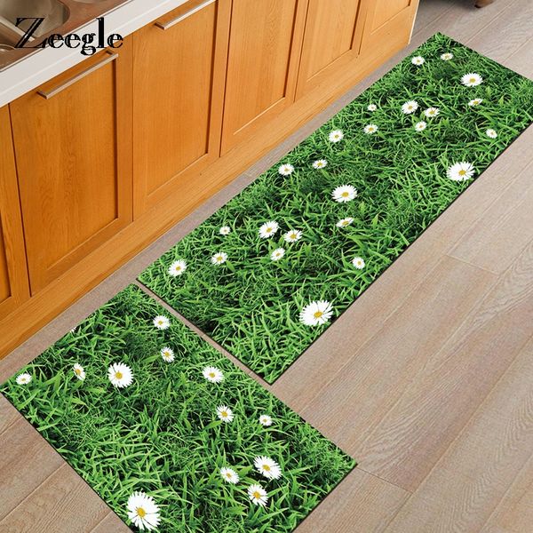

zeegle grass printed welcome doormat entrance floor mat bathroom rug door mats absorbent kitchen mat corridor carpet