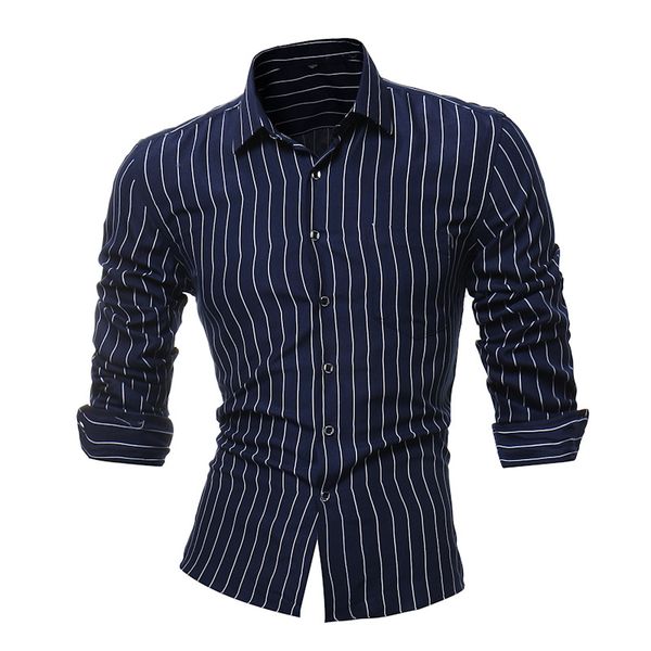 shirt men 2018 new striped long sleeves mens dress shirts camisa masculina spring summer brand casual male shirt 4xl yujie, White;black
shirt men 2018 new striped long sleeves mens dress shirts camisa masculina spring summer brand casual male shirt 4xl yujie, White;black