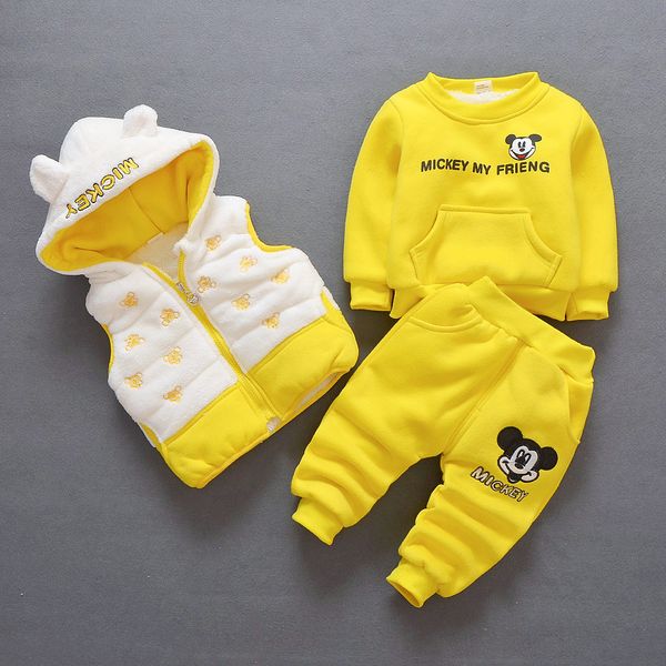 baby girl clothes autumn winter cartoon long sleeved hoodies + pants +coat children outfits kids, White
baby girl clothes autumn winter cartoon long sleeved hoodies + pants +coat children outfits kids, White