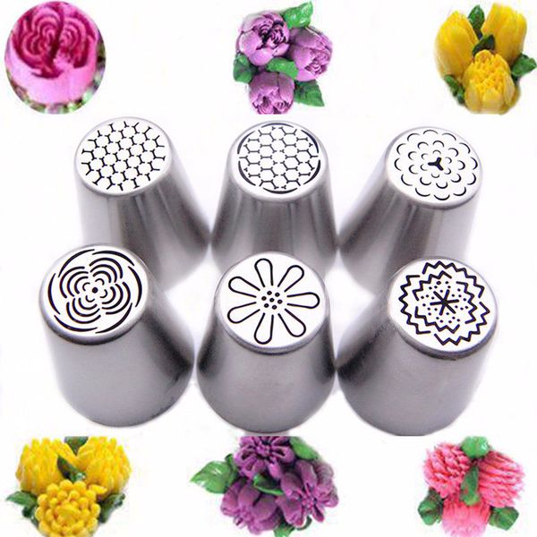 6pcs russian tulip flower cake icing piping pastry tips nozzles cupcake cake decorating tools baking tool
6pcs russian tulip flower cake icing piping pastry tips nozzles cupcake cake decorating tools baking tool