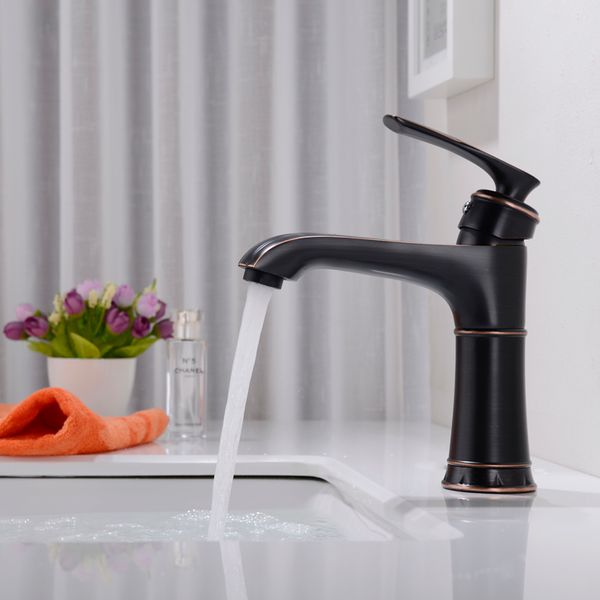 

loy modern bathroom sink facet single handle wash basin faucet lavatory tap brass oil rubbed bronze loy 01005-v13