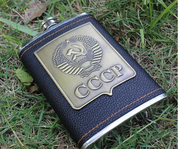 new arrive 8 oz stainless steel set hip flask cccp flagon pu leather wrapped with 1 funnel 2 cups
new arrive 8 oz stainless steel set hip flask cccp flagon pu leather wrapped with 1 funnel 2 cups