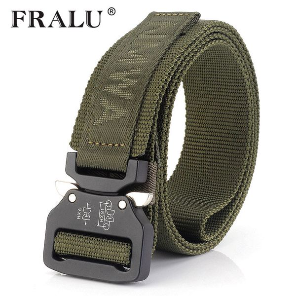 fralu new men's belt practical tactical nylon canvas waist belt waistband tactical cinturones para hombre, Black;brown
fralu new men's belt practical tactical nylon canvas waist belt waistband tactical cinturones para hombre, Black;brown